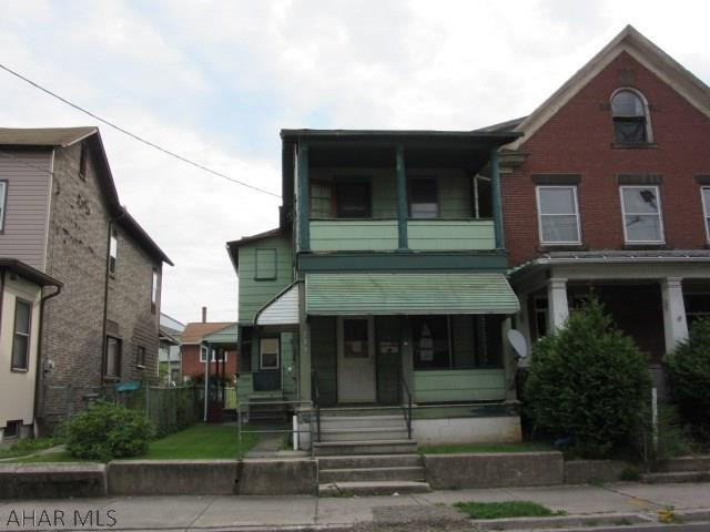 Potential for some cash flow, 2 story 2 unit with 2 bedrooms each, garage is in poor condition but could be razed to make room for off street parking, municipal testing is the buyers responsibility