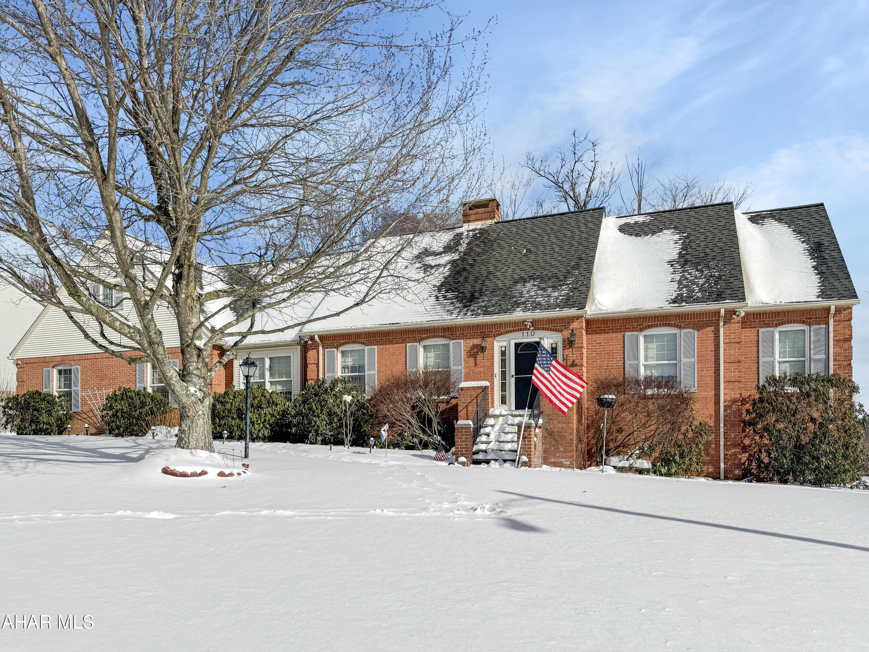 Discover the charm of this stunning all-brick Cape Cod Colonial-style home, nestled on over half an acre in the highly sought-after Crestwood neighborhood within the Central Cambria School District. As you step inside, the main floor welcomes you w/ a formal living area complete w/ a cozy wood fireplace, ideal for gatherings. The elegant formal dining room flows into a spacious kitchen adorned w/ beautiful quartz countertops. This level also includes a convenient half bathroom, a laundry room, a comfortable family room w/ another wood fireplace, & a dedicated office space. The luxurious first floor master suite boasts a large walk-in closet & a private en suite full bathroom. Venture upstairs to find a cozy sitting area, a full bathroom, & two generously sized bedrooms. Notably, over half of the upper level remains unfinished, offering excellent storage options & the exciting potential to expand your living space. The expansive basement, also unfinished, features soaring ceilings & endless possibilities, whether you envision an in-law suite, a lively living area, or a man cave—let your imagination run wild. Outside, the property shines w/ a concrete driveway leading to an oversized, heated two-car garage. The large corner lot includes a charming covered rear screened-in porch, perfect for enjoying peaceful evenings. Don't miss out on this incredible opportunity—call today to schedule your private tour!