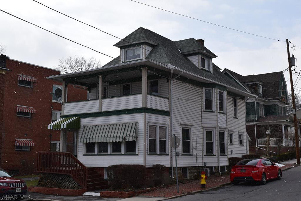Don't wait, multi units in Altoona do not last. This two unit has a one bedroom apartment on the first floor currently occupied with a long term tenant. The second floor apartment (Vacant)  is a 2-3 bedroom with a large covered porch. The one car garage has a long time tenant paying $50/mo.