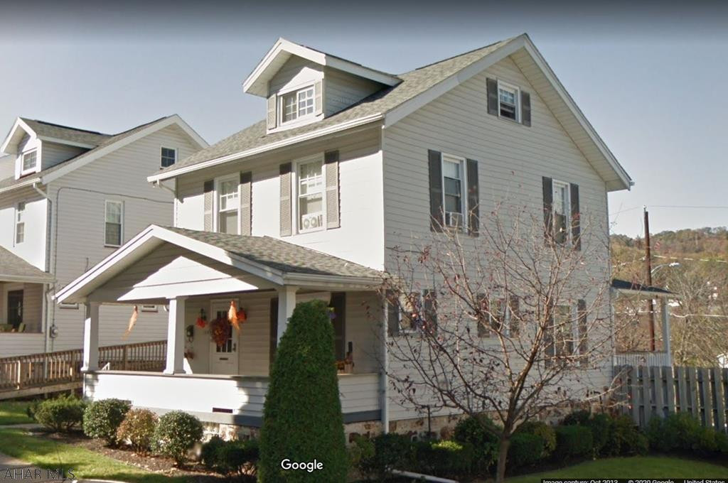 Home is in nice clean condition. One bath is updated. Carpet over hardwoon. Many origionals. Kitchen updated in the 90's. Patio and front porch. Next to playground.