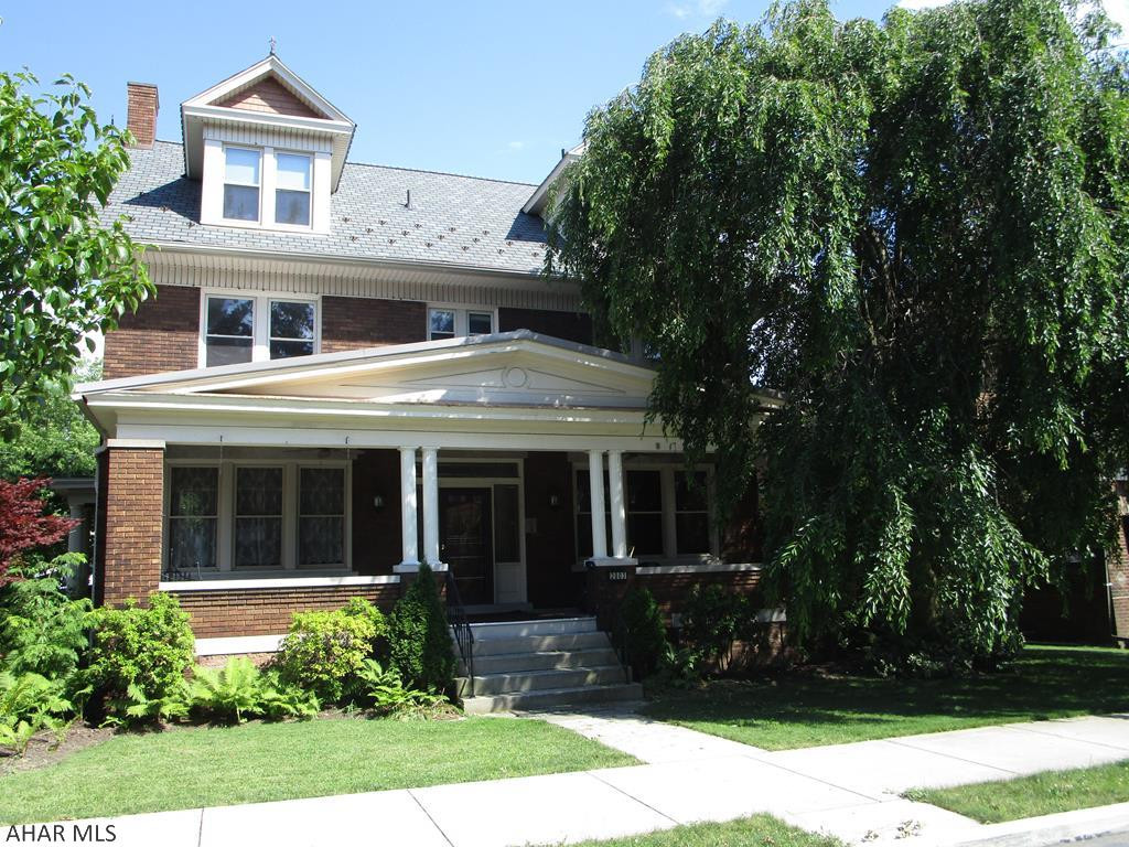 Buyers must be preapproved. One of kind Stately brick home features grand foyer, living room with a gas fireplace and book cases. Formal dining room with 2 built in corner cabinets. Large eat in kitchen, first floor laundry & 1/2 bath. Second floor has 4 bedrooms. Room off of the master bed room could be an office, exercise room or a nursey. 3/4 bath on 2nd floor has never been used. Attic could be 2  more bed rooms or great storage .Full bath  2 gas hot water furnace. 200 amp electric. .Beautifully landscaped corner lot.  75 x 120 . 2 car garage. Shed, Private fenced in yard with patio. New roof in 2018.  Leaded glass through out the home. Being "SOLD AS IS"