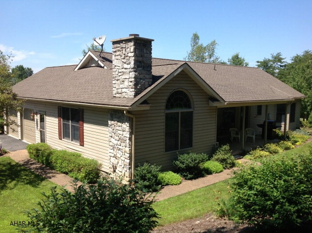 This beautifully immaculate custom built ranch home surrounds itself in seclusion and privacy on 10 acres of manicured picturesque views. A Mark Foor 1993 custom built home. Features solid oak kitchen cabinets, ceramic tile floors, stone fireplace, spacious rooms and more..Enjoying the beautiful outdoors with plenty of wild life, deer, bears and turkeys and a year around stream. A MUST SEE PROPERTY!!!
