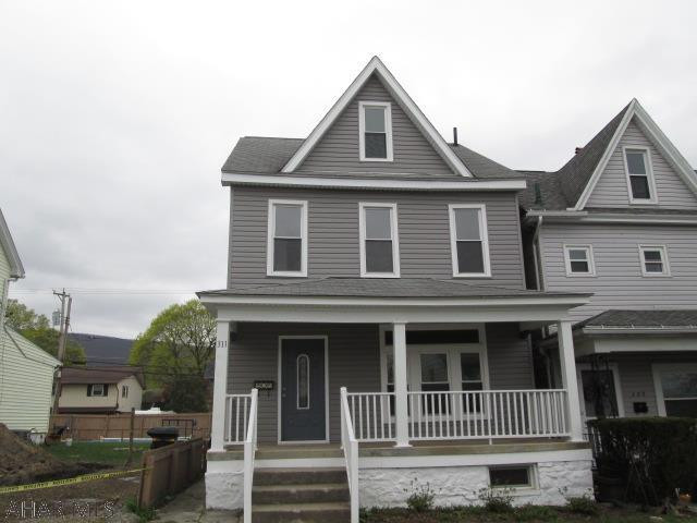 Awesome house, have a look!  Great Move In Ready home! Newly updated 2.5 story 3 bedroom home a must see. Large Living Room, Spacious Kitchen and White tiled bathroom. Also the home has a heated 3rd flood for a home office or a extra bedroom. Owner applied for a permit for the work & updates to the home, the current taxes and assessed value could go up.  Above grade square foot does not include finished 3rd floor.