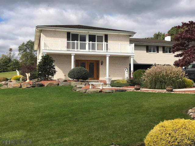 Outstanding 3-4 BR, 4 BA home in Logan Twsp!! Too many amenities to list. Tile flrs, 2 family rms, huge MBR featuring sitting rm with spiral staircase & 2 person jet tub & sauna, heated floors, as well as storage for everything. Open living space that includes the kitchen, DR, laundry, 2 central vacs, heated and cooled sunroom, qoi pond and room for 4 vehicles.  Natural gas backup generator kicks on automatically during any power failure to keep heat and strategic power operating until electricity resumes.  Made to entertain family & friends. Call for showing of this fantastic property.