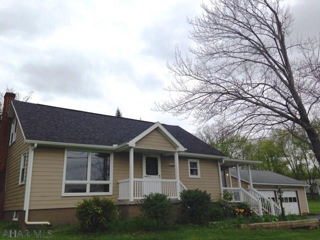 $5,000 REDUCTION!!!  Great location by C.R. Schools.  Good street-appeal.  Spacious yard.  Mix of oil forced air & electric baseboard & electric wall units.  E. St. Clair Twp. Mun. Auth. sewer ($34/mo.+-).   Many updates, e.g.,  attractive oak kitchen cabinetry, "Hardiboard" siding, soffit & fascia, gutters & downspouts, roof shingles,1st floor tub surround & toilet + a new well.   Many replacement windows.  INCLUDED: Kitchen appliances, washer & dryer, wall-unit a.c., remaining window hardware & treatments  & garage furnace (no warranties).  SF OF GLA & AGE ARE APPROXIMATE.