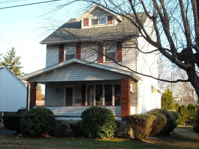 Beautiful and well kept 2 1/2 story home in Eldorado with appliances, central air, 1 car detached garage with opener on a 50x125 level lot.  3 Bedrooms, 1 Full Bathroom with Shower, 1/2 Bathroom on 1st floor, shower stall in basement.  Large covered deck in rear.  Oak (Wood-Mode) kitchen cabinets and LG Hi-Mac's (Corian like) counter tops.  Efficient furnace with central air, newer hot water tank, updated electric service, new windows, siding, doors, plumbing, water line and more.  Handy and Desirable Location; minutes to the mall and I99 Interstate.  Nothing to do but move in!