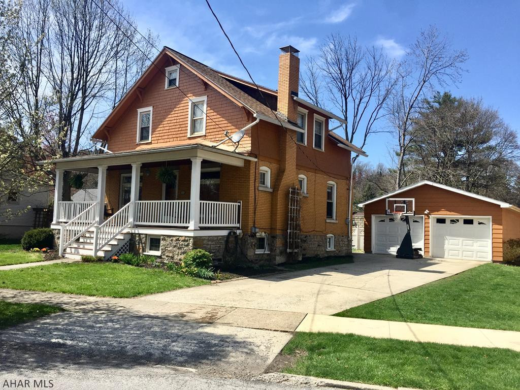 This beautiful brick home is in the desirable Llyswen area of Altoona! The updated kitchen boasts new flooring, backsplash, cabinet pulls, new fridge and dishwasher, and a breakfast nook surrounded by windows. Other recent updates include: newly finished hard wood floors, exterior recently painted, and a brand new front porch. Space abounds with three bedrooms, huge bathroom, rec room in the basement, living room, and a den.  Don't miss your chance to see this home near Baker Elementary School!
