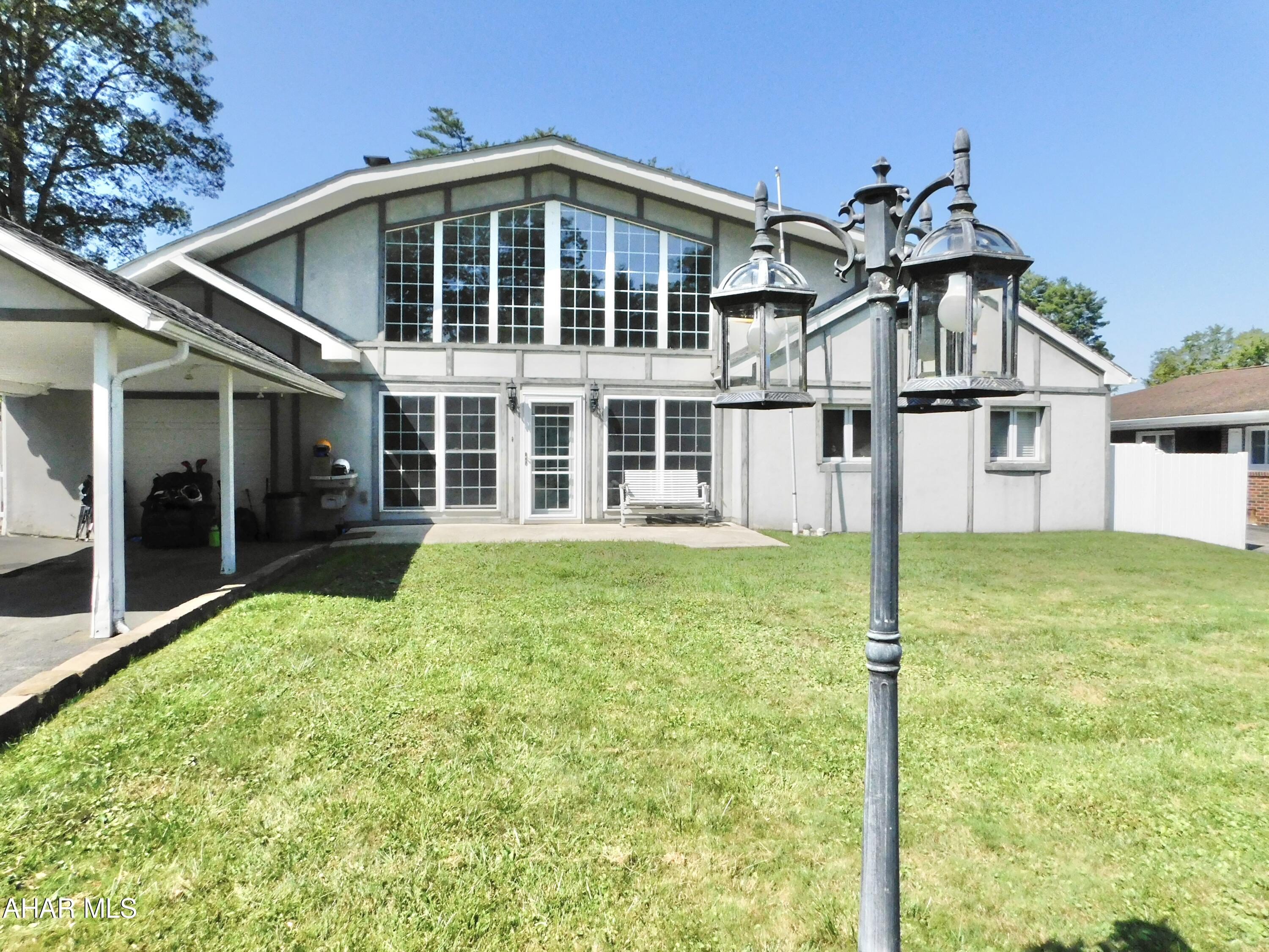 IF BIG IS WHAT YOU NEED LOOK NO FURTHER!!This home has so much space to offer. Large bedrooms and walk in closets. Large living room and family room and tons of attic storage space. Large flat lot is fenced for pets or entertaining with friends. There is an upper (off of owners suite) and lower rear patio for evening enjoyment. Garage is currently used as gym. High efficiency boiler & 2 gas fireplaces.