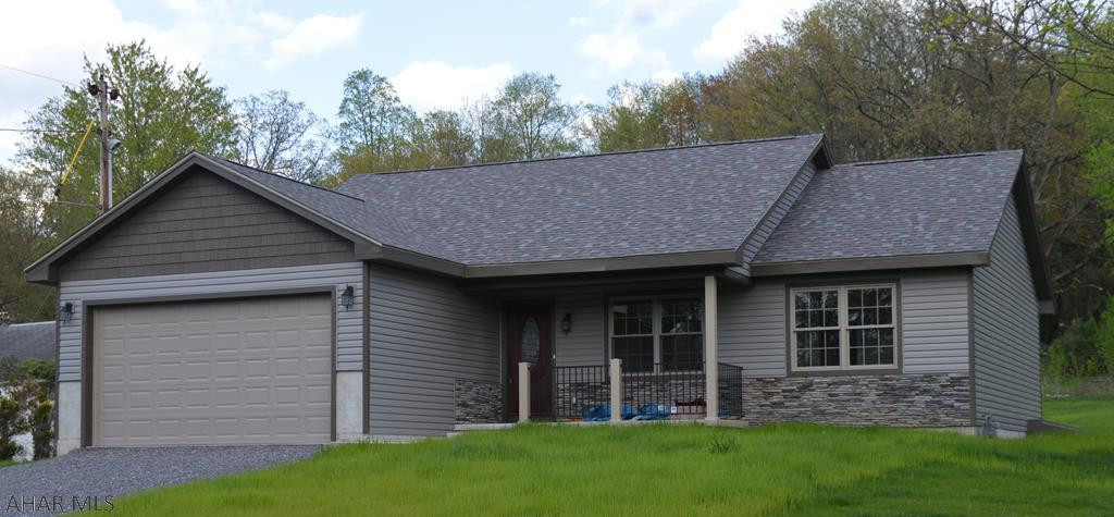 *NEW CONSTRUCTION* Beautiful home in the very desirable Greenwood area of Altoona in Logan Twp. This home was built with upgraded materials throughout including superior wall basement w/bmt bath rough-in and 2X6 wall construction. Upgraded top of the line vinyl wrapped wood Anderson windows and sliding doors. Lg granite kitchen island, white shaker kitchen cabinets with black trim; black titanium appliances; cathedral ceilings in great room and master bedroom; Tile master bath shower with reg shower and rain head; oversize garage door; all LED lighting throughout home; custom flooring. Call listing agent for your private showing.