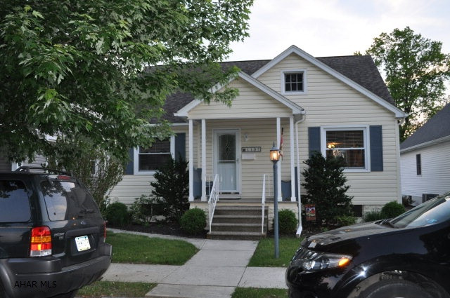 2 story 3 bedroom 2 Bath  located in the borough Hollidaysburg features large eat in kitchen completely updated with ceramic tile floors. 2nd floor master bedroom features walk in closet master bath with whirlpool tub and shower level fenced in lot. Off street parking