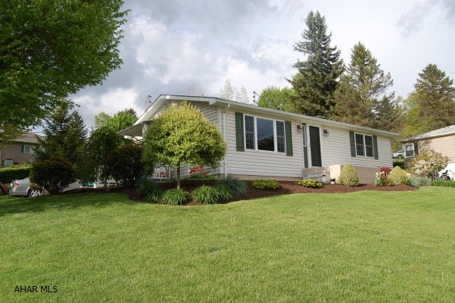 Beautiful landscaping compliments this well maintained 3 BR, 1 3/4 BA ranch home.  Located on a large corner lot in Orchard HeightsFull finished basement with family room & bathroom.  Newer siding, brand new windows.  You can easily walk to town, or just sit backAnd relax on the patio.  Call to schedule your appointment today!   Realtor owned.