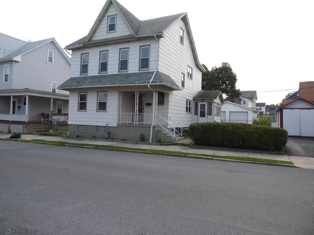 A great double lot home in Altoona.  Hardwood floors throughout, new windows, updated furnace/Ac unit, updated hot water tank.  This well maintained 3 bedroom home includes a 2nd floor master bedroom with a dressing room and private bath, 2 additional bedrooms and bonus room upstairs that can be an office, den, or nursery.  The first floor has a large living room/family room with an additional dining room.  First floor has a full bath with the ability to have a first floor bedroom with minimal adjustments.   Comes with a home warranty.