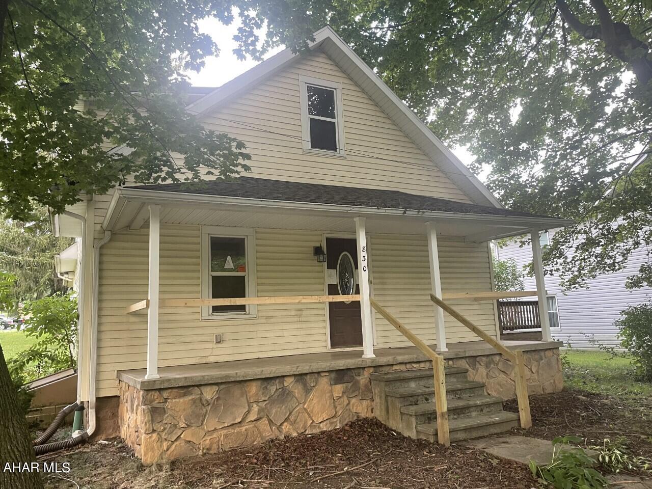 Coalport- 2 story, 3 BR vinyl sided home. This property may also be marketed via an auction event at https://www.xome.com (void where prohibited). The seller will review offers submitted through the auction site as well as through the listing agent