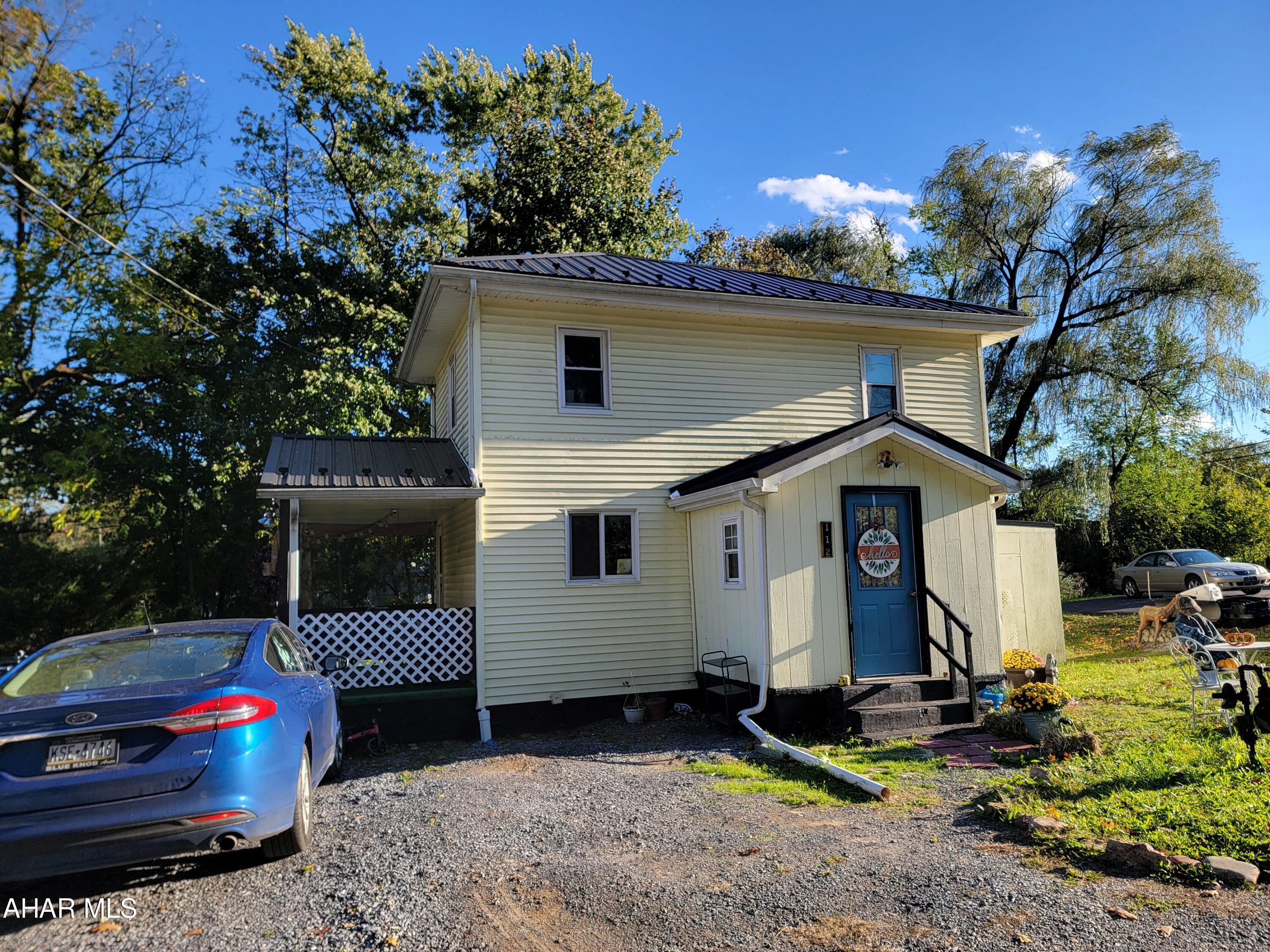Just on the outskirts of Duncansville. Well maintained 2 or 3 bedroom home with modern kitchen and bathroom. Hardwood floors. Metal roof. Covered side porch, rear deck and patio. Ready to move in. Call for details.