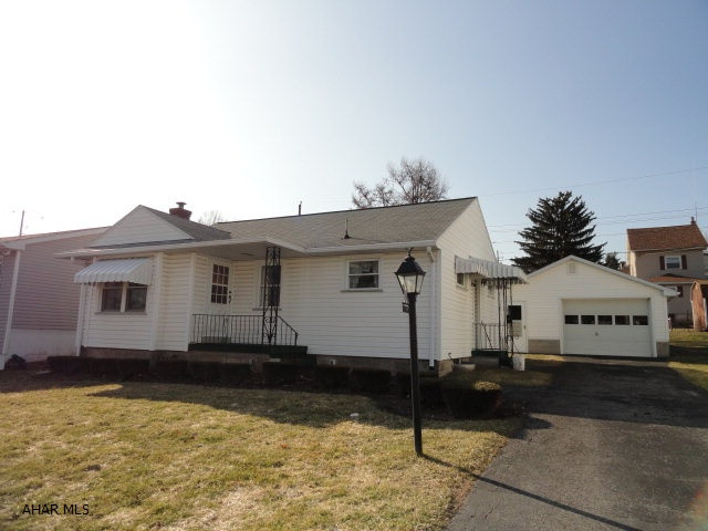 Wonderful 2 bedroom, 1 bath rancher in a quiet, family oriented neighborhood. Centrally located; air conditioned, hardwood under carpet, all appliances included. New Windows, newer mechanics; Situated on flat lot with a large one-car garage. This is a sweet house not to be missed. Great starter home or perfect for downsizing.