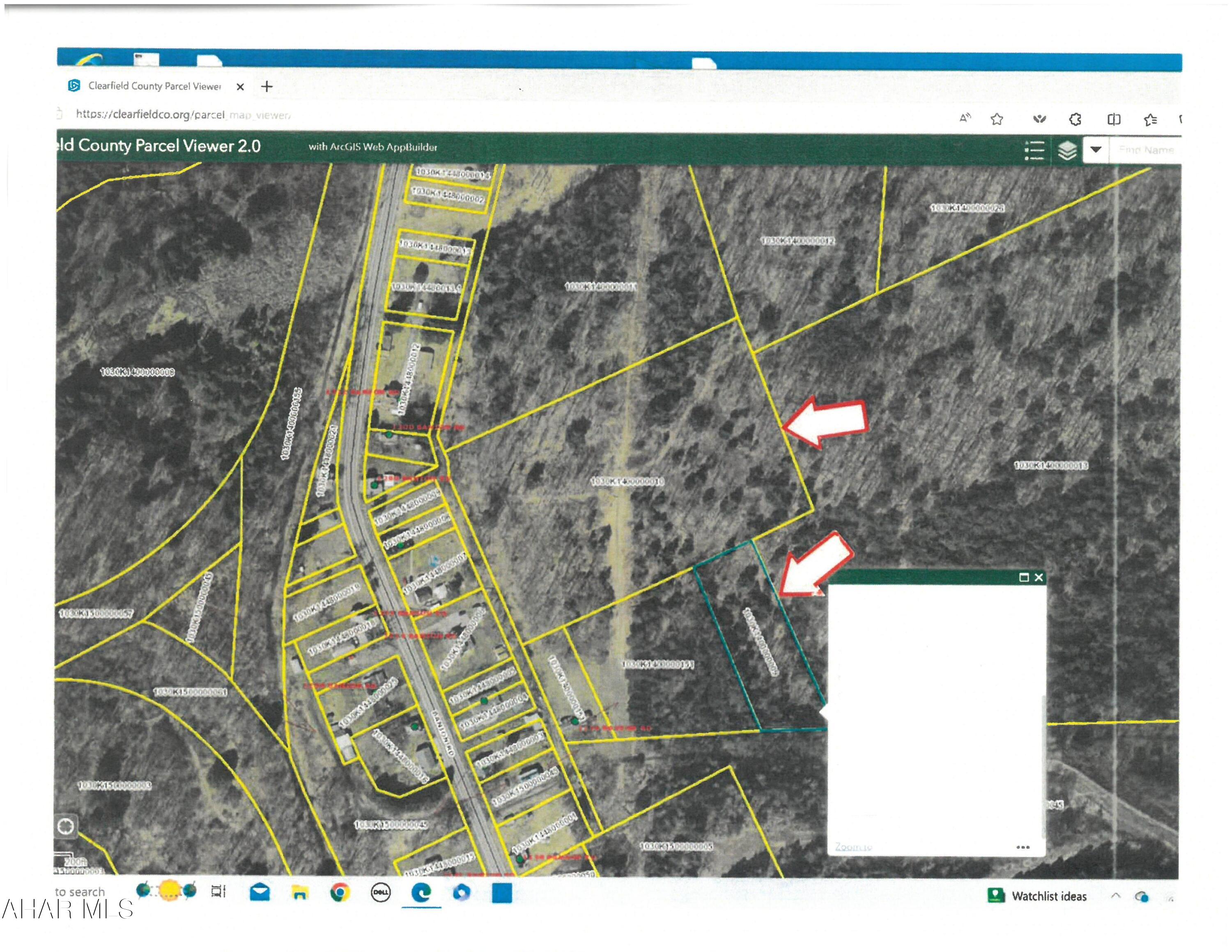 Two parcels totaling 5.94 acres in Banion (Madera). The property is mostly level and sits about 150 ft from the highway with alley access (20').  The site is wooded and has not been tested for on lot sewage.
