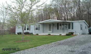 Immaculate, extremely nice double wide home - beautiful country setting - sure to please! Wonderful country setting, yet close to the conienience of I-99 - excellent condition.  Nice view! NO SHOWINGS UNTIL 5-7-04