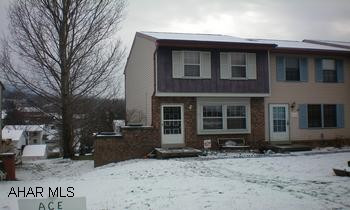 2 BR/ 1.5 BA Townhouse in Penn Farms.  Finished basement deck.  Electric heat, gas in basement. End Unit, larger yard.  Appliances stay.