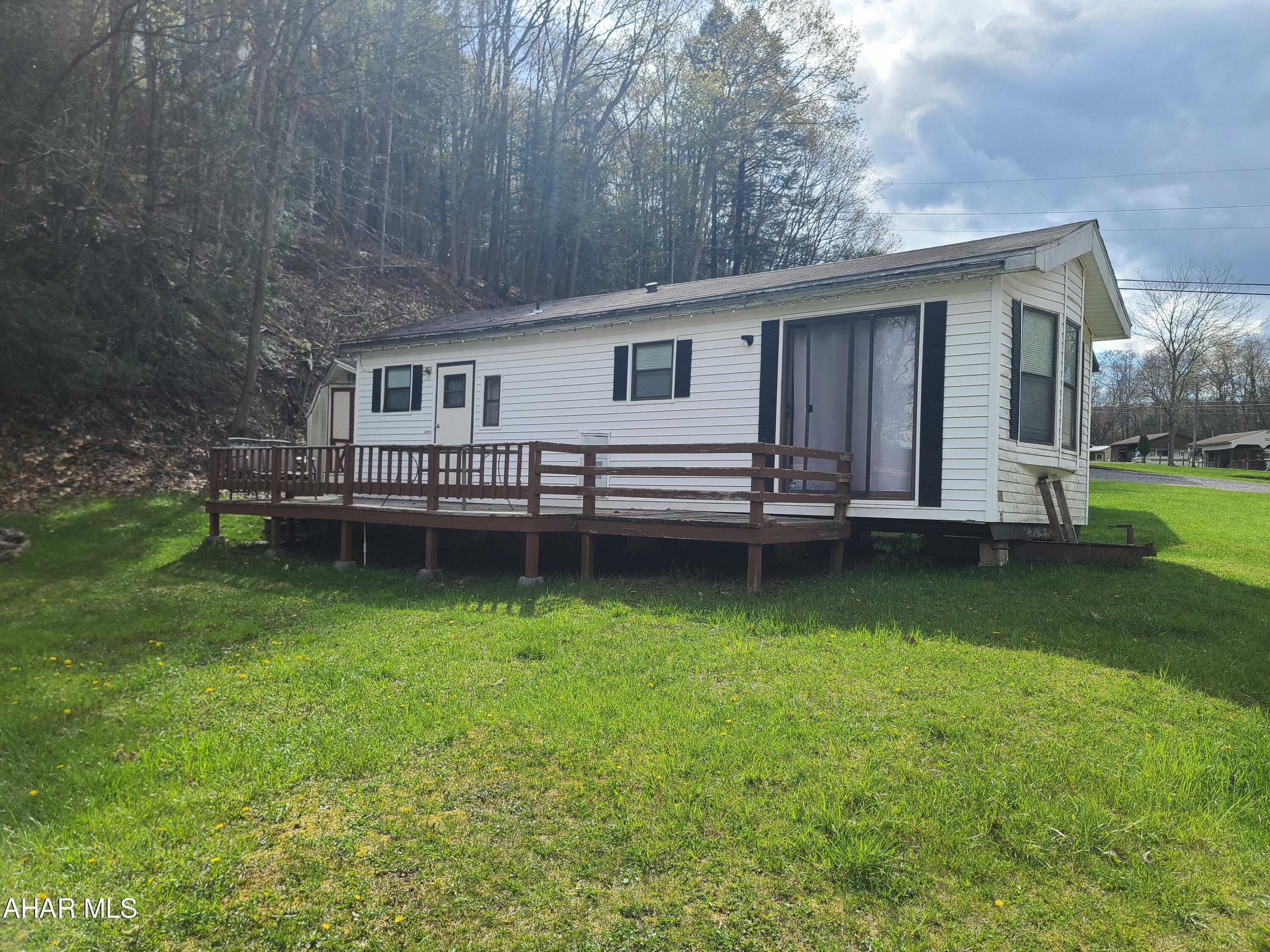 1988 park model camper on 1 lot inside Glendale Yearound. 1 bed and 1 bath camper with shed on lot. Perfect weekend getaway size. Glendale Yearound is a gated community located minutes from Prince Gallitzin State Park and Glendale Lake. Community pool, tennis, basketball, securtiy, and more.