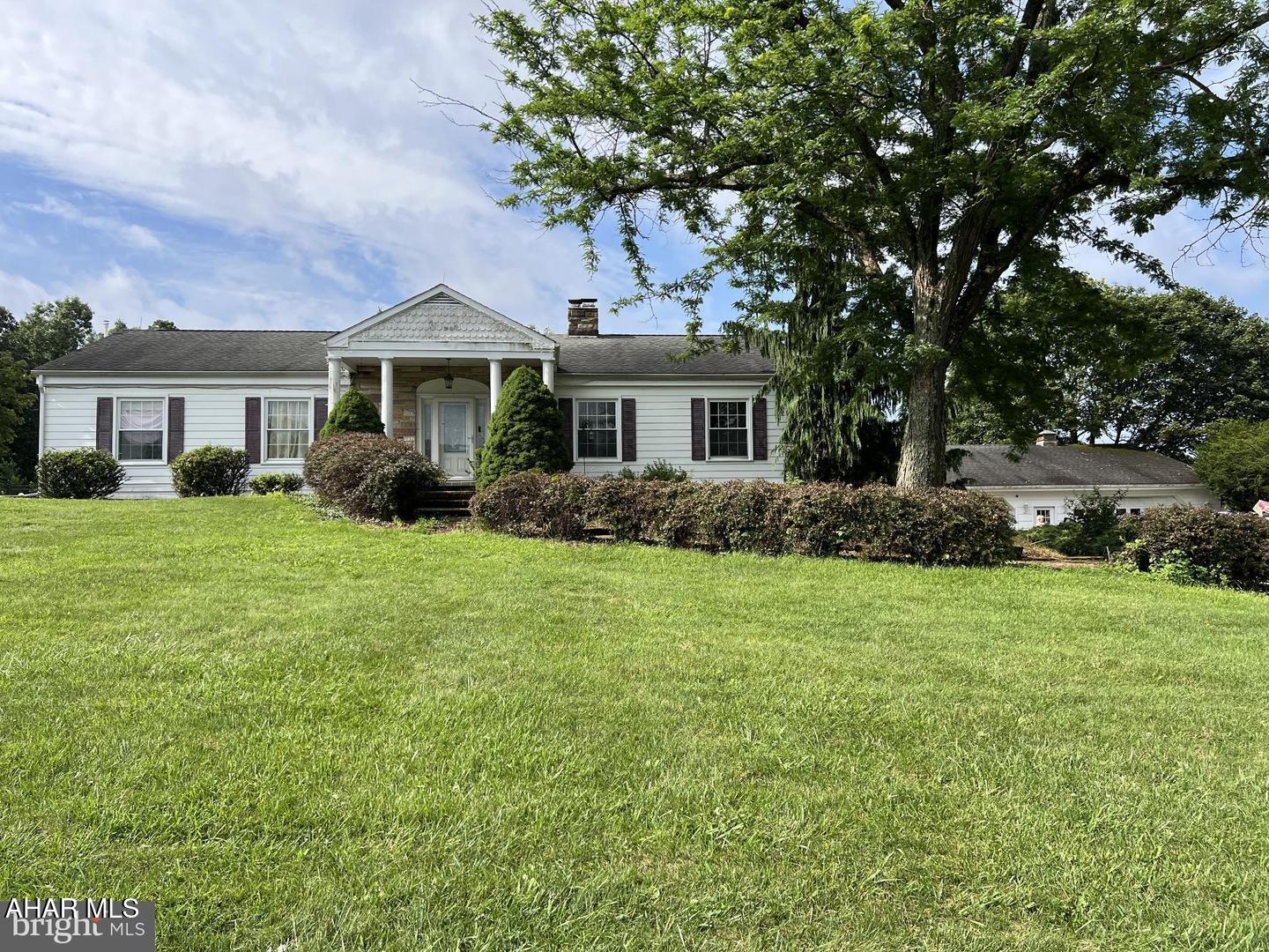 Buyer Walked and Their Loss is Your Opportunity!  Nestled on 2.47 private acres, this warm and welcoming property offers incredible space, versatility, and untapped potential. With a little love and attention, this home could truly be something exceptional.  The main level features warm hardwood floors, a spacious living room with a cozy woodburner, and an expansive kitchen with abundant cabinetry and a window overlooking serene backyard views. The adjoining dining area makes gathering with family and friends effortless. Three generously sized bedrooms and a full bath complete the first floor in a practical, inviting layout.  Downstairs, the finished lower level opens the door to so many possibilitiesoffering a large family/rec room, bar area, second woodburner, three finished bonus rooms, and a second full bath. With its own walk-out entrance, this space is ideal for multigenerational living, a guest suite, or even a rental opportunity.  Step outside to enjoy the calming country views. The pool area and pool house (with its own ¾ bath) need some TLC, but once refreshed, they could create a true backyard retreat. The detached garage connected to the pool area includes a full kitchen and potential heat, making it perfect for gatherings, hobbies, or even a guest cottage. Plus, an oversized 4-car garage offers abundant storage for vehicles, equipment, or toys.  This property has all the makings of a dream retreatcomfortable spaces for today with endless opportunity for tomorrow. Don't miss your chance to make it your own and unlock its full potential!