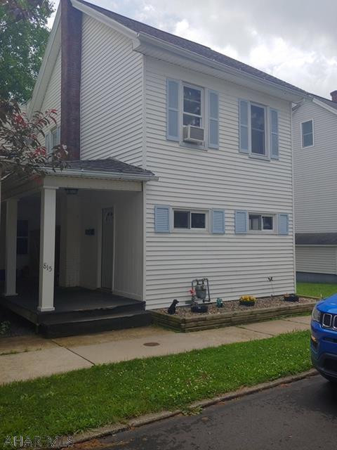 Move right in to this home in Bellwood School District. 3 bedrooms, 1 bathroom. Stainless steel appliances, new flooring and carpeting, enclosed porches, pellet stove, freshly painted walls, new drywall, and backyard deck. Won't last long.