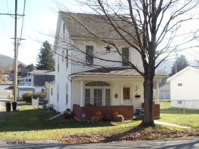 Nice 4 bedroom, 1 1/2 bath home on corner lot with vinyl siding, newer windows, fenced ysrd and detached garage.   #J-167