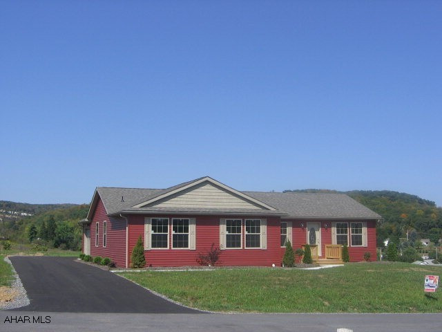 New Construction, Blacktop Drive, Landscaping and concrete sidewalk.  Attached 2 car garage.  1849 sq ft Rancher.  Master bath w/garden tub, sep shower & double sink.  Country setting & nice view.  Easy access to I-99.  Lot #61.  Freedom Twp. #J-969.