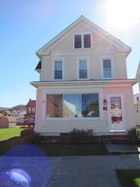 You will call this home as you enter into the enclosed 6'6 X 17' three season porch and foyer with its original staircase! The home features original woodwork with pocket and swinging doors. The huge kitchen has plenty of oak cabinets and a separate 8' X 6'8 Pantry.  The dining and living rooms will be a great area for the family to gather during the upcoming holidays. The 2nd floor has 3 bedrooms, full bath, laundry room and a 7'7 X 15'6  bonus room that could be used as an office or studio. The walk up attic offers additional storage. There are also two 10' X 14' decks overlooking the deep backyard with its off street parking and newer shed. The home has newer replacement windows, natural gas heat, and central air.....Everything on your checklist! Call today for a showing!