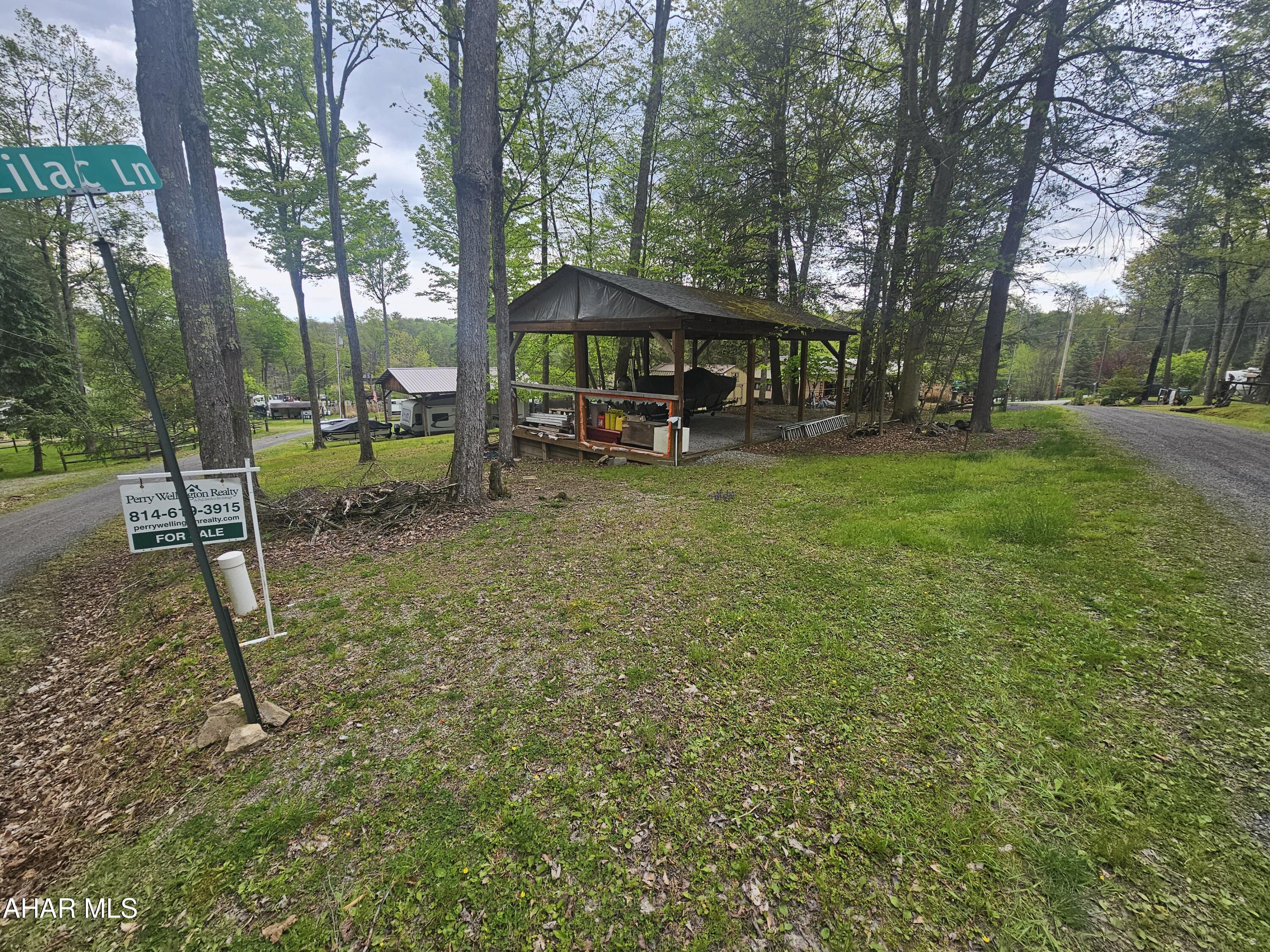 Vacant campsite on 1 lot inside Glendale Yearound. Campsite has a pavilion that could fit a small camper or a level site below pavilion for a larger camper. Glendale Yearound is a gated community located minutes from Glendale Lake and Prince Gallitzin State Park. Community pool, tennis, basketball, and more.