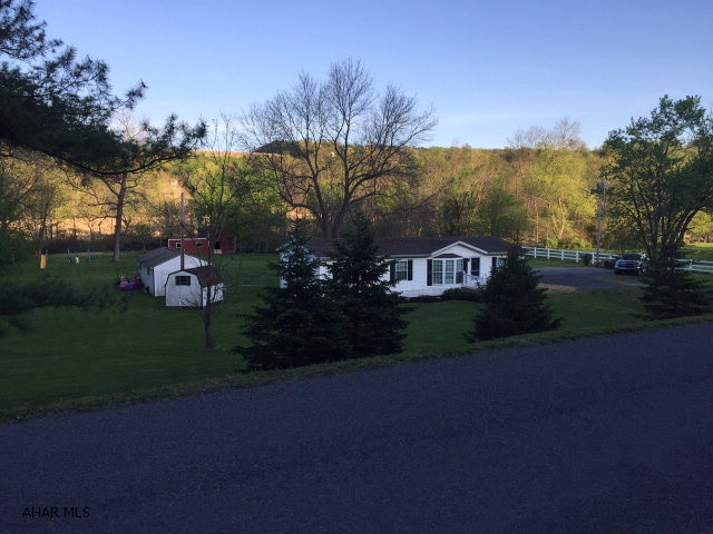 Nice one story Skyline home with 3 BR, 2 Baths, Fireplace, Central air, and attached garage. Large yard with nice shed in rural location yet not far from town. Mini-barn with fenced pasture for your animals. Entertain and relax on the back deck. Great rural living home.