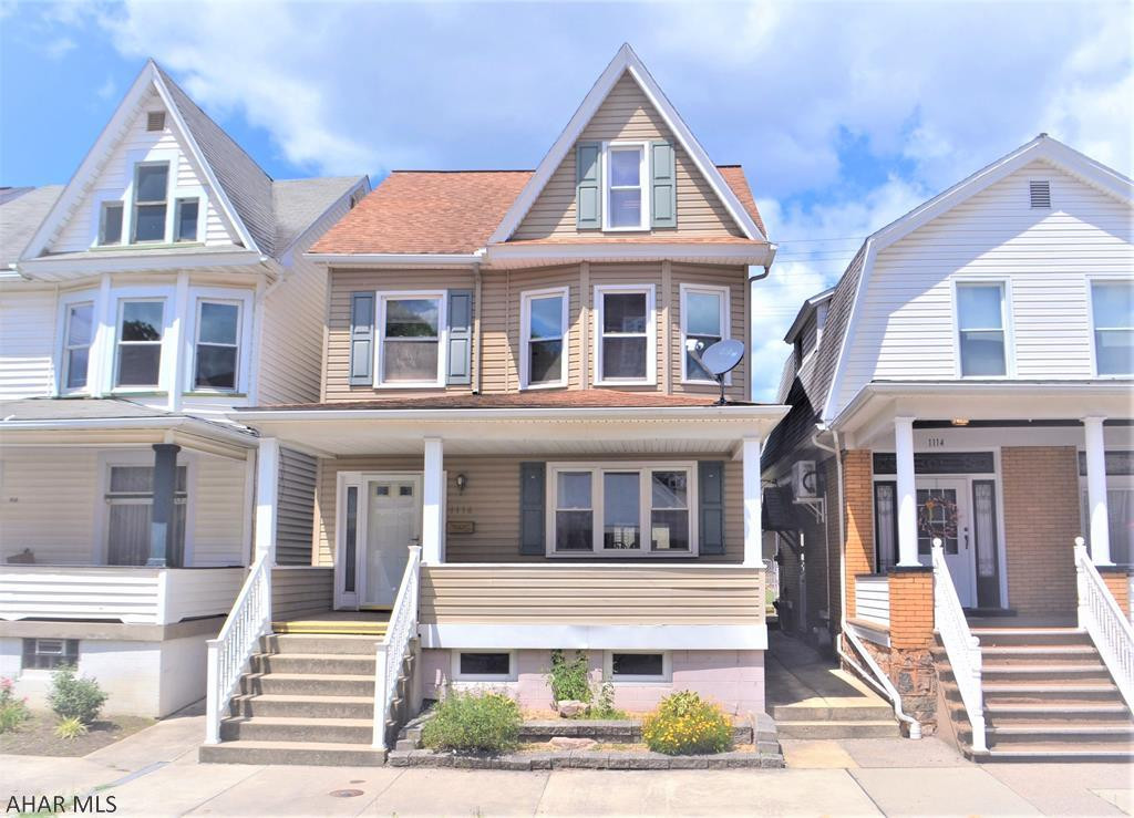 TASTEFUL TWO-STORY that you'll want to take a look at! Upon entry you'll notice the pristine woodwork on the stairs in the foyer as well as the openness of the living room. This large space reaches the whole way to the back of the home & connects to a breakfast bar area & built-in custom bench/storage at the back door. Also on the first floor is a dining room & kitchen. Outside the back is a nice cement patio, small fenced yard & your 20' x 26' two car garage which is sure to be well-used! Upstairs in the home are 2 spare bedrooms (one freshly painted!), the full bath & a Master bedroom that has it's own closet/sitting area. The third floor is walk-up with heat & is amazing storage or could be updated for addl livable space. Newer furnace. Hot water Heater (2020). Schedule a showing today!