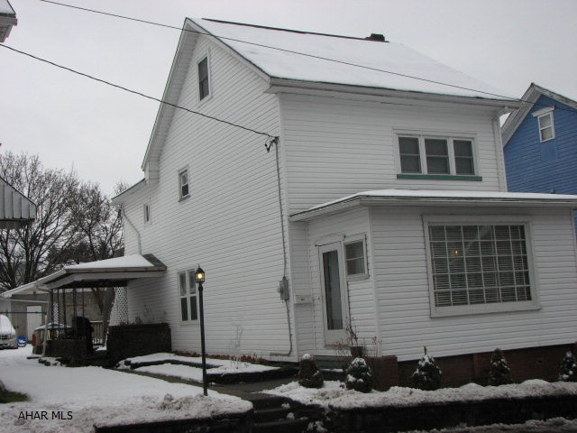 This is a great house with nice sized rooms and plenty of storage.  Rooms are very versatile as far as changing them around for different uses.  The large master bedroom includes a brand new full bath and new kitchen has an eat in area, with oak cabinets.  First floor full bath and laundry area, are combined in one.  Garage has separate electrical with a work bench and plenty of storage.  Home is wired with Cat 5 in all rooms. This home has central vac, which has also be extended outside so that you may clean your car!  There is also a radon mitigation system in place.  One year AHS home warranty included.