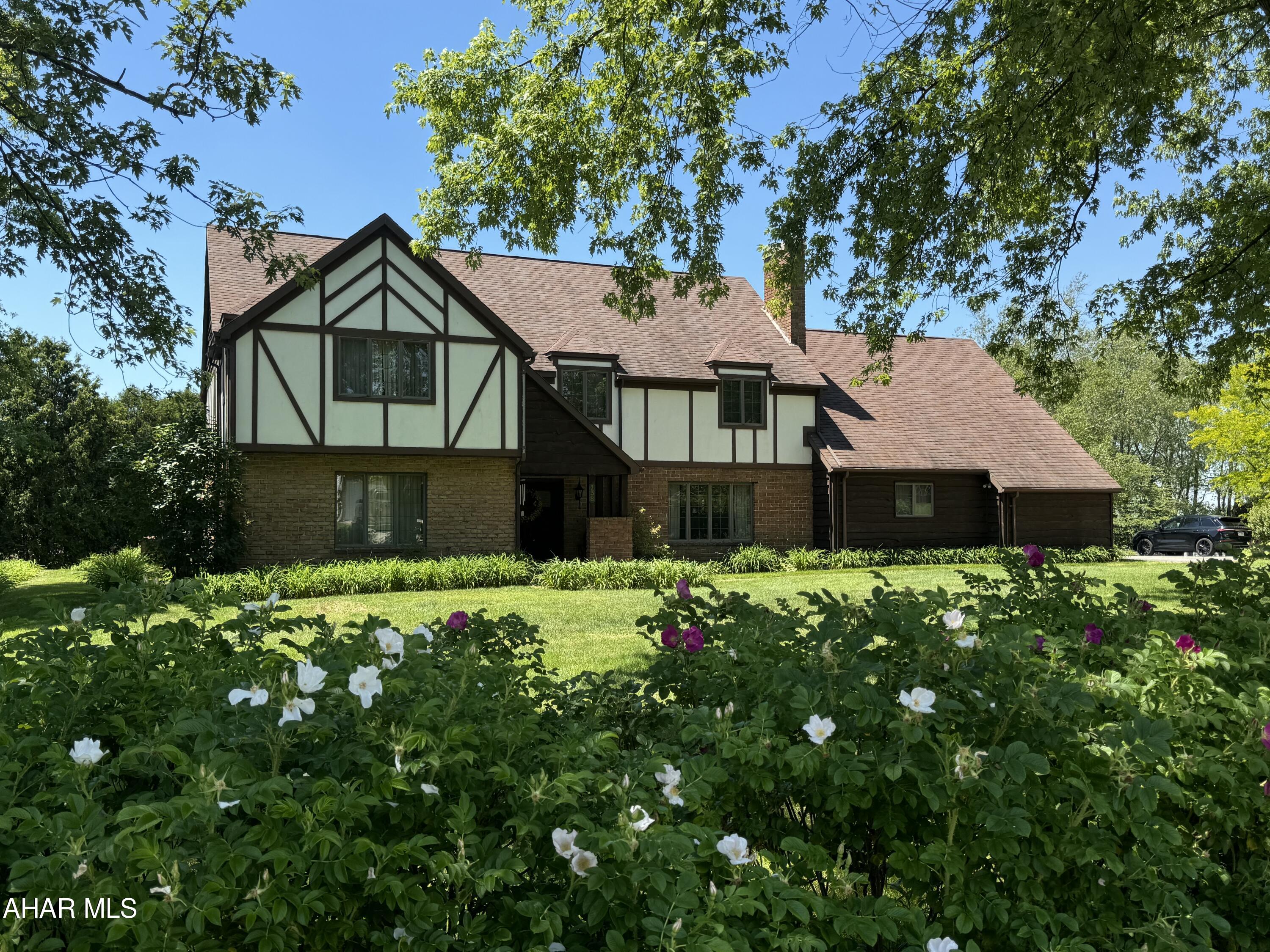 Rare find! This one owner, meticulously kept home next to the golf course, is waiting for you and your family to call home! Need space, I got you covered! Once you step into the home, there is a beautiful staircase and gorgeous foyer. Enjoy family time in the LR with the warmth of the fireplace. Fireplace is currently gas but can easily be converted back to wood. The kitchen has new corian countertops, new garbage disposal & has doors to step onto the patio! The office has built in shelving to keep your favorite books. There are 4 BR's on the second floor, one with a 26x12 additional room with wooden beams and cathedral ceilings. There is storage on each side with an escape door to garage. Master suite has plenty of space with a jacuzzi tub, new fixtures & LED lights and separate stand up shower. The unfinished basement can be used for entertaining or can be finished once the home is yours! Possibilities are endless in this beauty! Call listing agent to tour today!