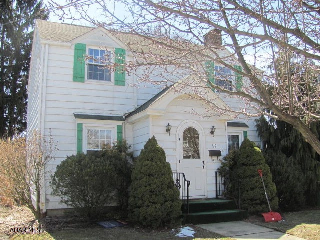 2 Story 3-4 bedroom, 1.75 bath home has plaster walls & hardwood floors, replacement dual pane windows, deck in rear.