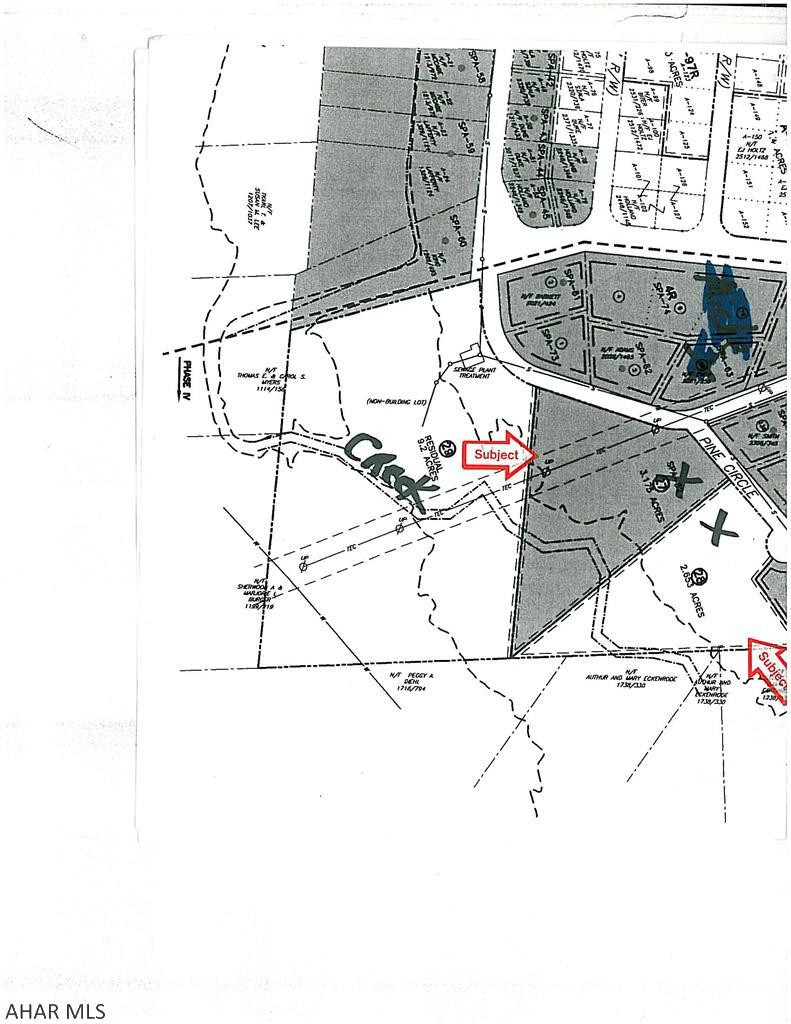 Ready to build site. Sewage tap on fee included with purchase, drill your own well. Underground electric, phone and cable. Survey included with purchase. Some deed restrictions. Sewage fee is $55/month. Grinder pump will be needed to access to main sewer line.