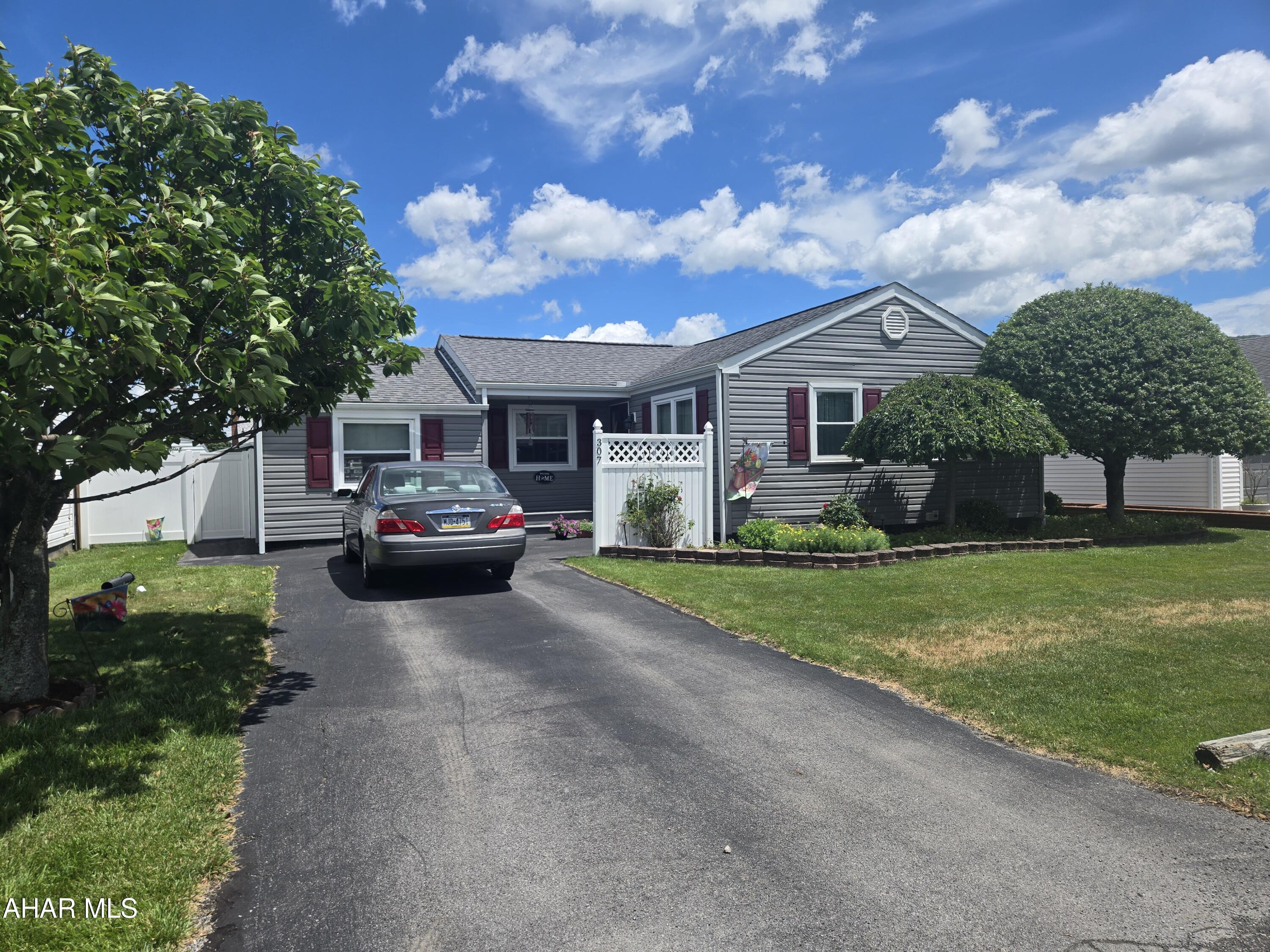Darling 3-4 BR, 2 BA ranch home meticulously done.  Appliances (Some newer) included, on a level lot with off-street parking.  Very close to shopping and restaurants.  Everything you need for comfort.  Rear deck, front porch, shed & partial vinyl fenced.  GFA/Central Air! Owners moving in August.