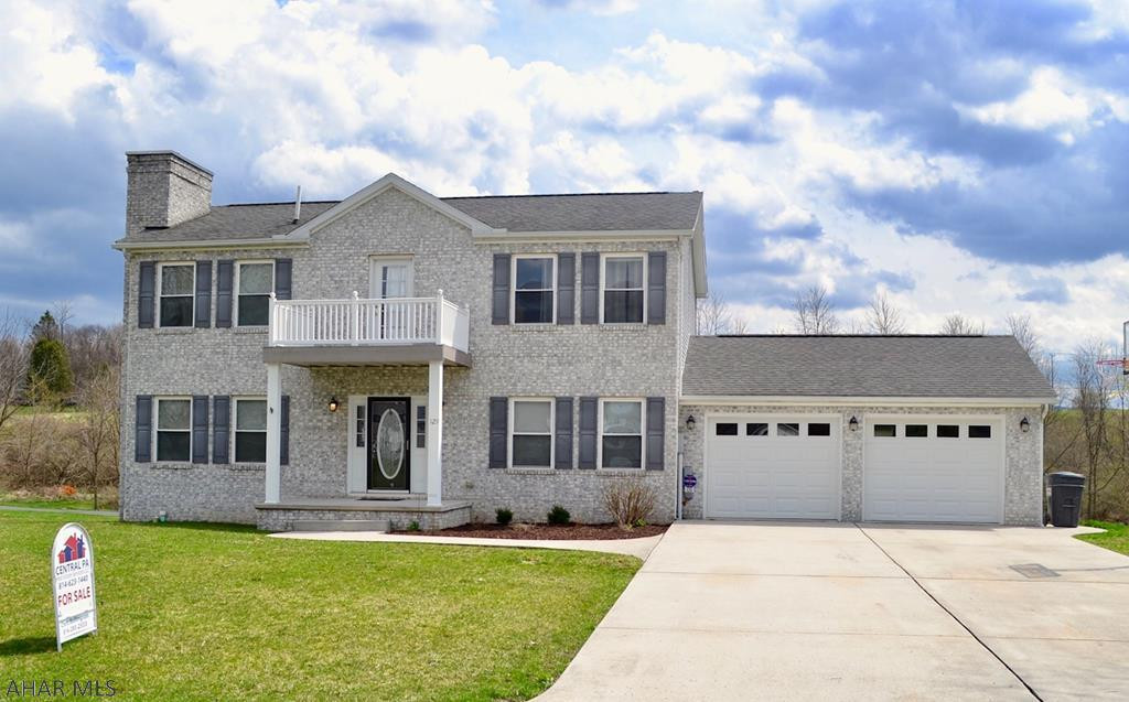 Impressive 4-bedroom 2.5 bath home in Hawthorne Manor. First floor features formal living and dining rooms and  a large family room.  Kitchen upgraded with newer black stainless appliances and granite counters. Just off the kitchen, you'll find an 18' x 16' composite back deck and a quiet back yard. 2nd floor has 4 bedrooms with new ceiling fans, a main bath and a master suite complete with private bathroom and walk-in closet. Full walkout basement which is ready for drywall.  First floor laundry, half bath and the attached 2 car garage is heated.  Geothermal heat pump gives this home maximum efficiency.  A true gem, this home also has a heated driveway!