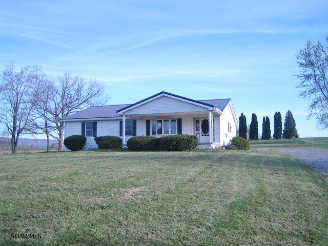 Fantastic New Enterprise one story on sprawling 1.39 acres! Vinyl sided with thermo windows, metal roof, central air, large rear patio and covered front porch. LR, formal DR, KT w/dining area. 3 BR including MBR suite with whirlpool tub and stand up shower. Property sold as-is. Seller will make no repairs. Offer must be submitted through HUD approved broker. Buyer pays both transfer taxes.
