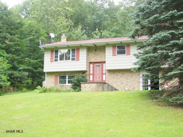 Bi-level on 1 acre in Riggles Gap, Bellwood School District, LR., EIK., 3-4 bedroms, family room, covered patio, large carport