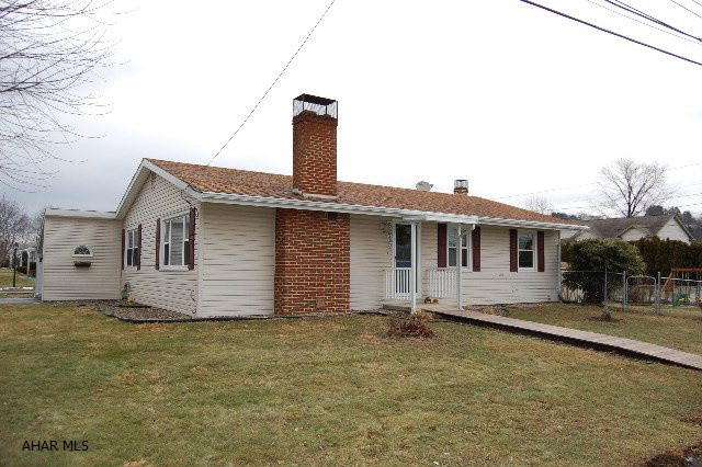 Spacious 3 Bedroom, 2 bath Ranch style house that sits on large double corner lot.  Large fenced backyard. Fully Finished basement with over 500 sq. ft. for entertaining with additional storage.  Newly installed Radon Mitigation System.  Smoke/Carbon Dioxide wireless detectors throughout the house.