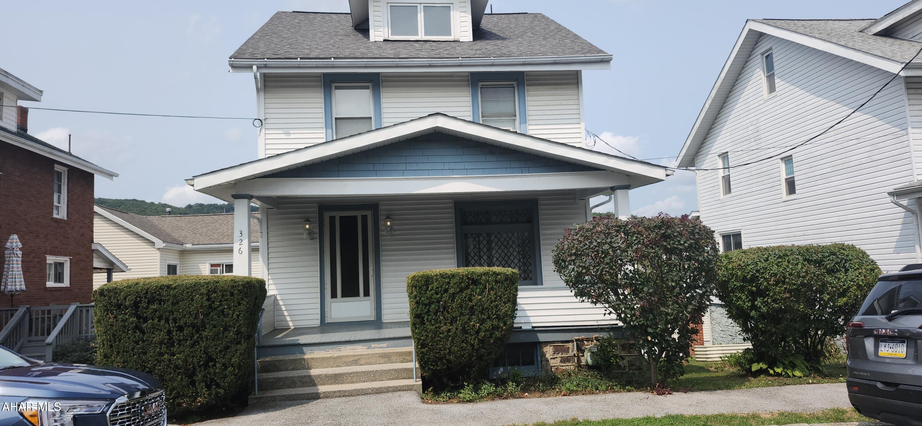 This 3 bedroom home features oak hardwood floors, a large, gas brick fireplace and French doors. It has all the original features that makes a home a classic. Private covered back porch and large covered front porch. Easy to show.