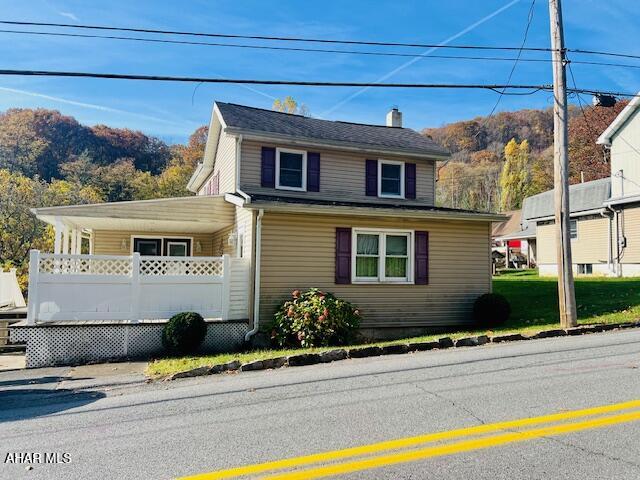 Welcome to this charming, historic home nestled in Logan Township, Altoona, PA! Built in 1900, this one-and-a-half-story gem rests on a generous 0.38-acre lot.
Inside, you'll be greeted by a warm and inviting living space, large custom kitchen and large dining room.   The first-floor laundry is a convenient touch, complete with a half bath, making daily routines easier.  
Upstairs, two cozy bedrooms provide comfortable, private spaces, each filled with natural light and unique character. A full bath on this level serves both bedrooms, offering convenience and privacy.
Outdoors, the expansive 0.38-acre lot provides endless possibilities, whether you're looking to create a garden oasis, play area, or peaceful retreat under mature trees. Located in the scenic Logan Township area, this home offers a beautiful balance of rural charm and easy access to all of Altoona's amenities. Don't miss the chance to make this beauty your own!
