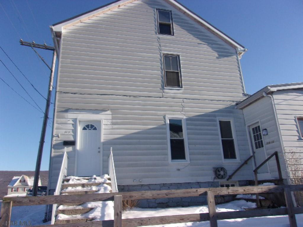 Attention investors!  Double house located across from Prospect Park in Altoona.  Unit at 111 13th Street  has long term tenants, unit at 113 13th Street has recently been remodeled with all new flooring and fresh paint!  Separate utilities.  Both units have partially finished attics - could be used as bonus space!
