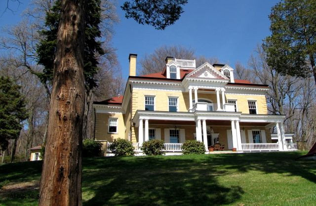 Multi-Million Dollar Restoration. 1896 Country Estate. Victorian Dining Room, state of the art kitchen and butler's pantry. Spacious room for entertaining, this treasured home features a breathtaking view. Hardwood, marble and tile floors. Plaster walls, 6 fireplaces, 3 heating systems, widow walk, and elevator. There is a possibility of having 8 bedrooms, there are 3 Out Buildings - Carriage House, Wine Cellar, Former Wash House. Totally finished 3rd floor, open kitchen 9.4 x 16, living room 16 x 28, bedroom 12.2 x 12.6, bedroom 12 x 12, bedroom 12 x 12, window bed 6.3 x 9.2, bathroom w/laundry.