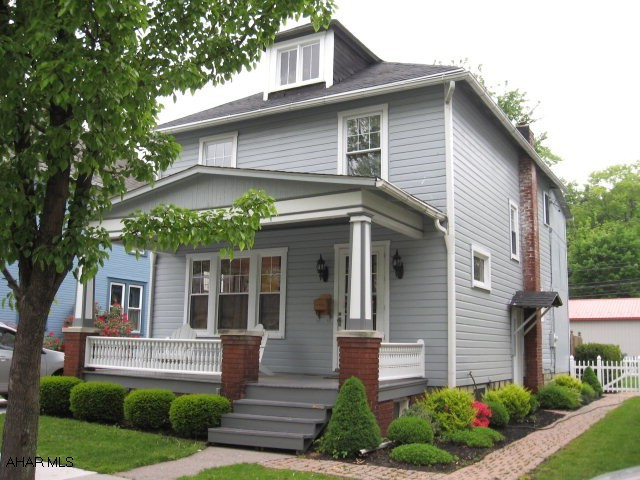 You'll feel right at home in this charming, well-maintained property with original woodwork and beautifully updated kitchen and bath.  Also features garage, off street parking, rear deck & vinyl fencing.  Tyrone Borough.  Nothing to do but move in!!!!