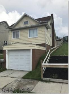 Portage- 3 bedroom, 1 3/4 bath cape cod home on fenced in- private lot.  Eat-in kitchen, first floor bedroom & bath.  gas, hot water heat.  Off street parking.  1 car integral garage.  Large two sided storage shed.  Appliances negotiable.  $79,900
