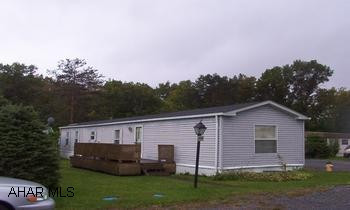Nice 14x72 1996 2 bedroom, 2 bath mobile home on rented lot. Master bath with whirlpool tub and all appliances are included. Front and Rear Deck, Central Air. Lot rent is $240 which includes sewer.