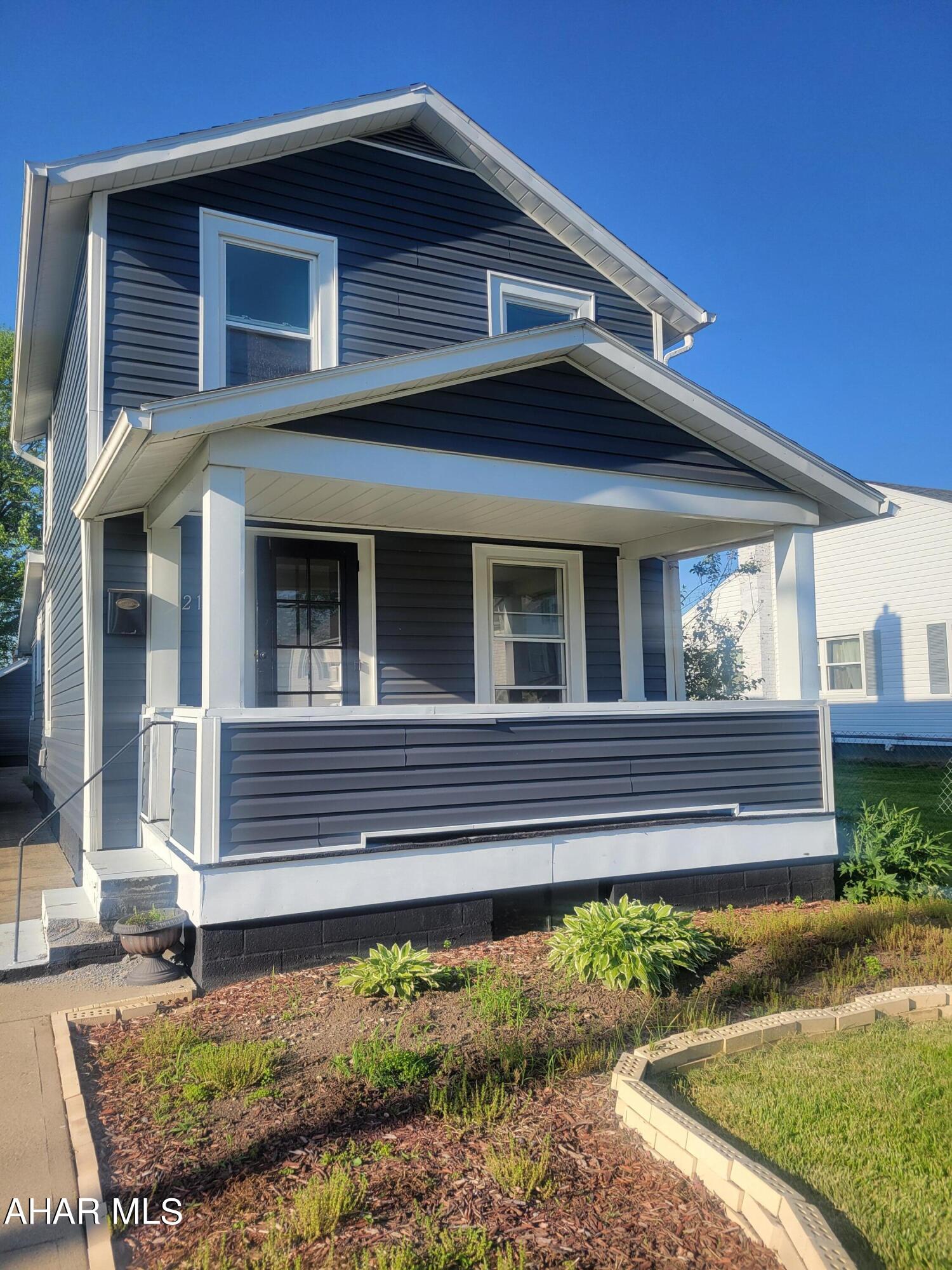 Looking to down-size or just starting out?  Check out this 2-BR, 1-BA house in Garden Heights neighborhood. New flooring - first floor. Shed. Large, 2 car detached garage. Great location! Conveniently located for shopping and restaurants - easy access to I-99.