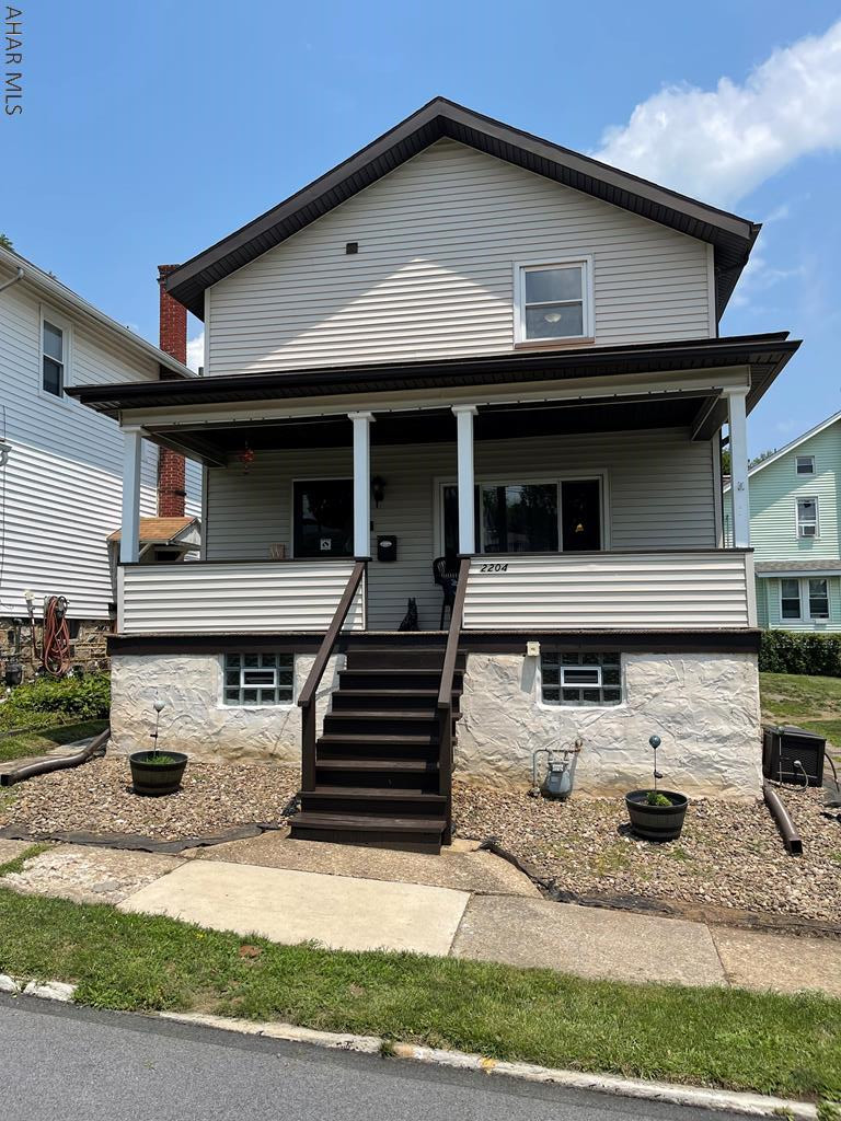 Very well maintained 3 bedroom 1 bathroom home situated on a large corner lot in Altoona. This home features an updated rear deck with access from the dining room, updated bathroom, and a freshly painted kitchen with new backsplash! Other features in this home include hardwood floors and new hot water tanks.