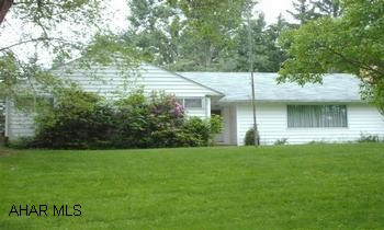 Ranch home on 1 acre lot in Antis Twp.- Bellwood Schools Vinyl sided ranch home on 1 acre in Antis Twp.- Bellwood Schools. LR.,w/ fireplace. DR., w/ built-ins, EIK., 1st floor laundry, 3BRs, 1.5 baths, 2 car integral garage, hardwood floors, plaster walls, great location. This property has a contract with a 24 hour wipe out clause.